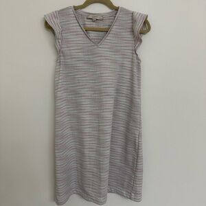 Loft Women's Colorful Striped Dress Size Petite Small